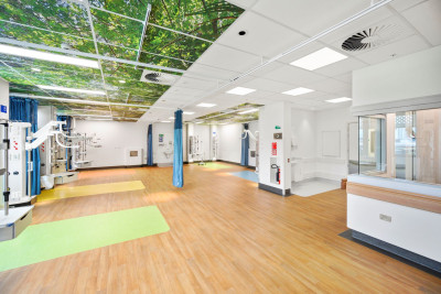 A calm looking hospital area